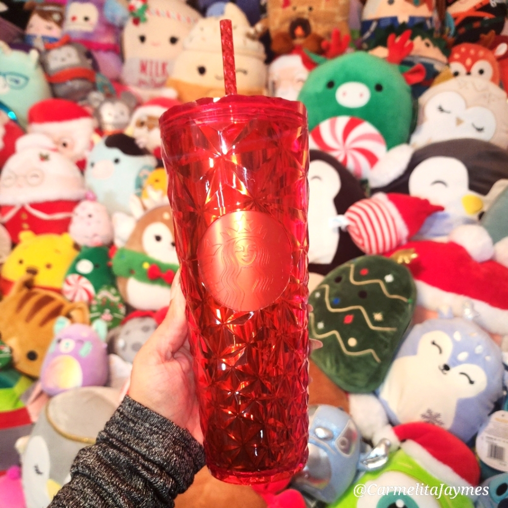 Red Jewlwed Starbucks Cup Venti 24oz Cold Cup Tumbler ☆》NWT《☆